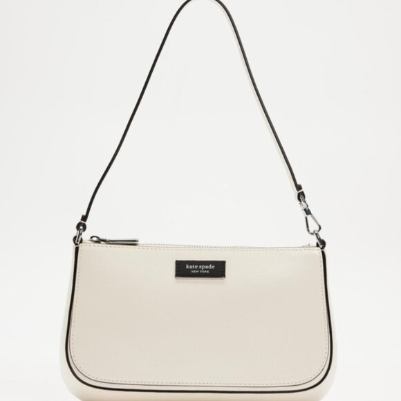 Kate Spade Sam Icon Mini Shoulder Bag White Leather - Picture 15 of 15